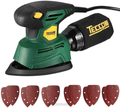 ZLFT20 TECCPO ponceuse de détail 1/4" 1,1 amp/14 travail du bois