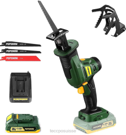 ZLFT22 TECCPO Scie alternative sans fil 20 V travail du bois