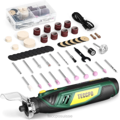 ZLFT49 TECCPO Outil rotatif sans fil 4 V outils rotatifs